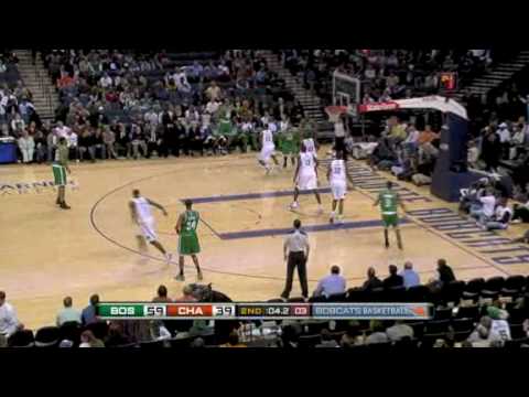 Boston Celtics VS Charlotte Bobcats (Ray Allen Is Back, 27 Points!)