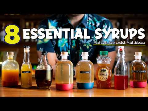 The 8 MOST Essential Syrups for Tiki and Tropical Cocktails