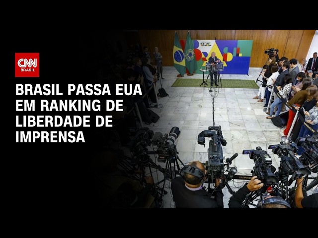Liberdade de imprensa: Brasil passa EUA em ranking | CNN NOVO DIA