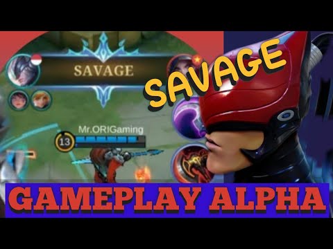 Alpha Savage moment mobile legends surprise