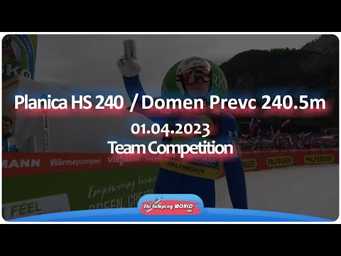 Domen Prevc 240.5m / Planica 2023 / Team Comp. RD1