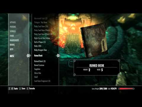 Skyrim - Atronach Forge Tutorials - Spell Tome: Soul Trap