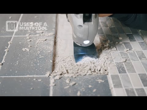 How to remove tile adhesive with a multi-tool