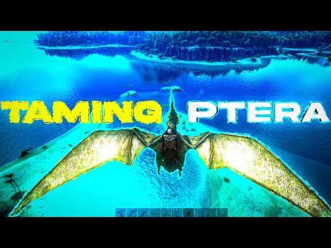 ARK EP 5 I THE ISLAND I TAMING A pteranodon @spyder8165 @darkargy @MythicXGaming29