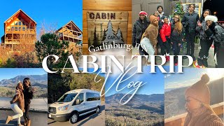 WINTER CABIN TRIP VLOG❄️ | Weekend Getaway in the Mountains | 4 hour Trip to Gatlinburg,TN