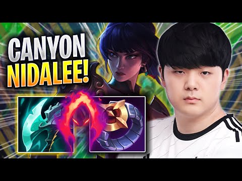 CANYON IS SO CLEAN WITH NIDALEE! - DK Canyon Plays Nidalee JUNGLE vs Sylas! | Season 2023