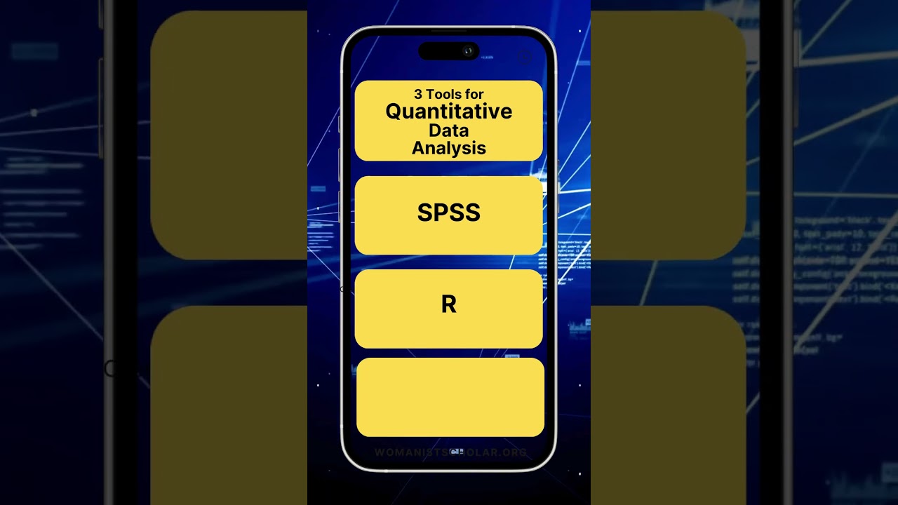 3 Tools for Quantitative Dissertation Data Analysis