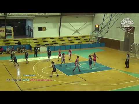 ŽRL JUG-B: I POLUVREME DAME, KK Trstenik – ŽKK Gimnazijalac (Pirot) 57:54; Trstenik SRB, nov 2018.