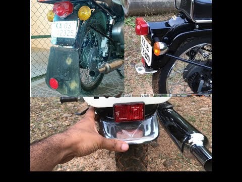 royal enfield rear mat mudguard