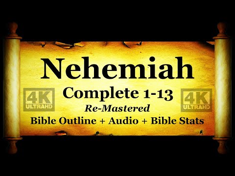 Bible Book 16: The Book of The Book of Nehemiah - Holy Bible Audio Text - KJV Read Along
