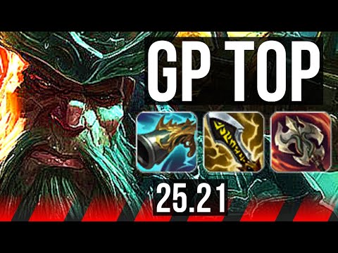 GANGPLANK vs AKALI (TOP) | 16/1/9, 7 solo kills, Legendary | EUW Master | 25.21