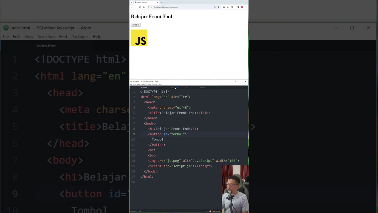 Jangan Menulis Kode Javascript Seperti Ini #skysen #coding #code #programming #javascript