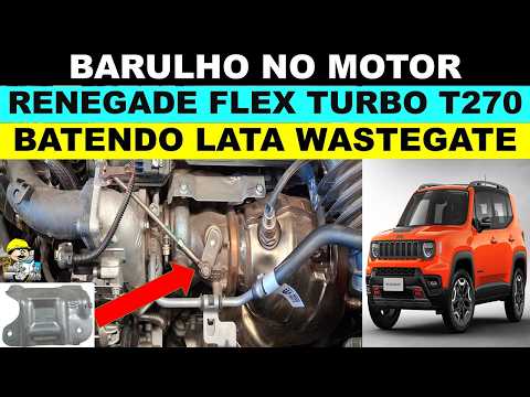 Renegade flex turbo T270 barulho no motor, batendo a válvula Wastegate eletrônica na lata, solução