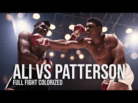 Muhammad Ali vs Floyd Patterson I (22.11.1965) – Full Fight Colorized | Heavyweight Championship