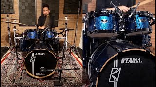 Video thumbnail for Bateria TAMA SUPERSTAR Maple Hyper-Drive Indigo Sparkle by Batera Clube Drum Shop