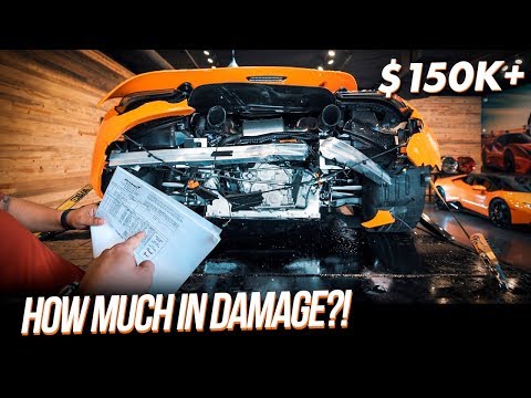 MCLAREN 720s TOTAL DAMAGE IS HOW MUCH ??!! *$150K+*