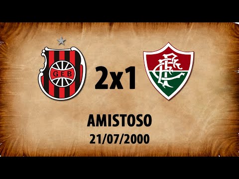 G.E.Brasil 2x1 Fluminense - Amistoso 2000