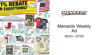 Menards Weekly Ad 06/25 - 07/05