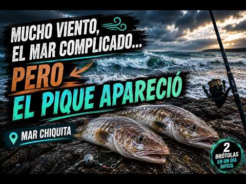 🌊 Mucho viento, el mar complicado... pero el pique apareció | Mar Chiquita