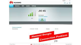 HUAWEI 4G/3G Datacard/Modem Connection Problem Fix
