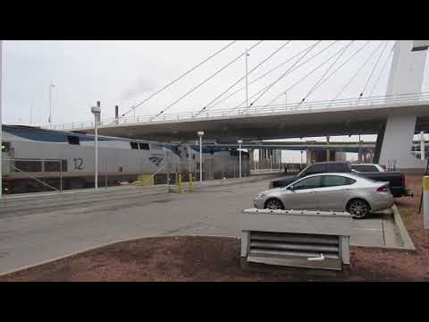 Amtrak Empire Builder 7 arrives at Milwaukee Intermodal Station
