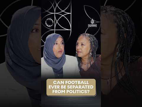 Can football truly be separated from politics, or is that what suits its organisations? #DohaDebates