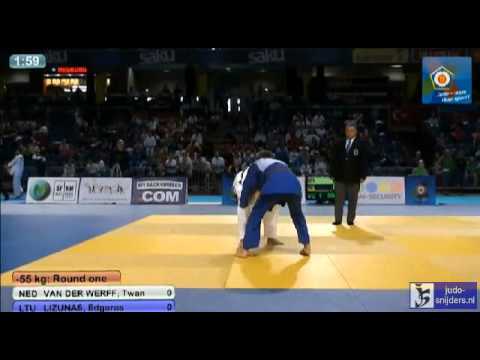 Judo 2013 European Championships U18 Tallinn: van der Werff (NED) - Lizunas (LTU) [-55kg]