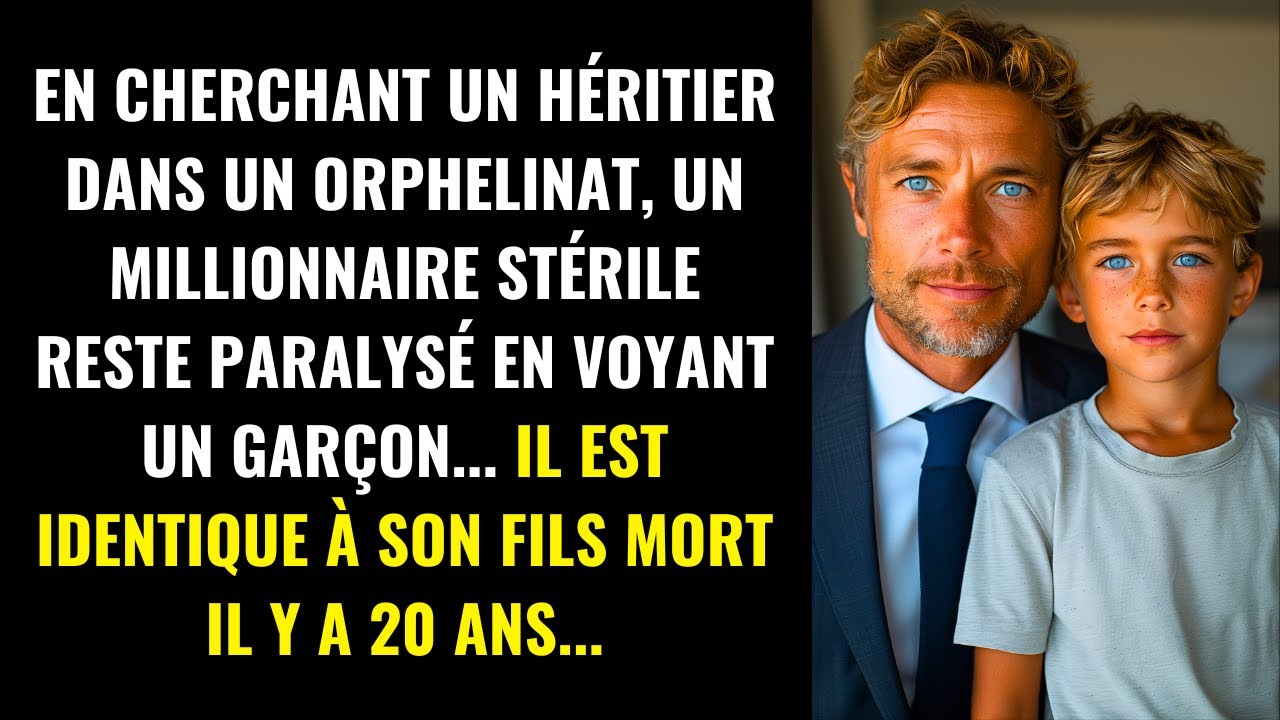MILLIONNAIRE CHERCHE UN HÉRITIER DANS UN ORPHELINAT ET TROUVE UN GARÇON IDENTIQUE À SON FILS DÉCÉDÉ