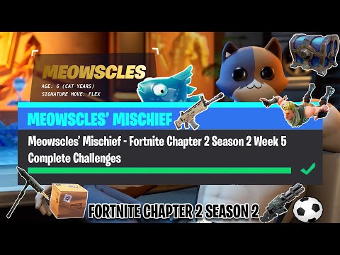 All Meowscles Mischief Week 5 Challenges Fortnite