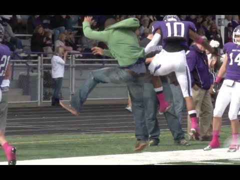 Isaiah Scott TD Interception Return to Cecil Shorts III [#1 Mount Union]