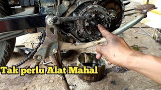 Download lagu Cara membuka mur kopling vega zr dengan alat seadanya mp3