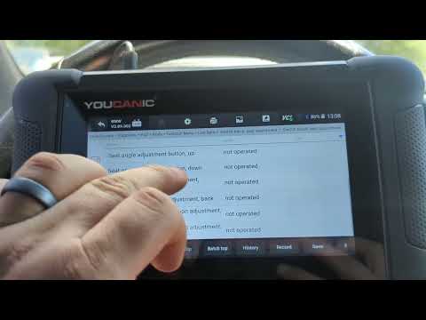 BMW Troubleshoot Seat Not Moving | Active Tests & Read Codes on 2017 7-Series with YOUCANIC Scanner