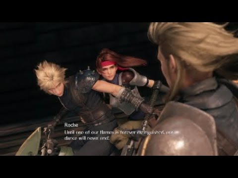 Final Fantasy 7 - Defeat Roche in motorcycle boss battle | Corkscrew Tunnel