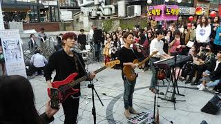 [180928] The Rose busking in Hongdae - Take me down