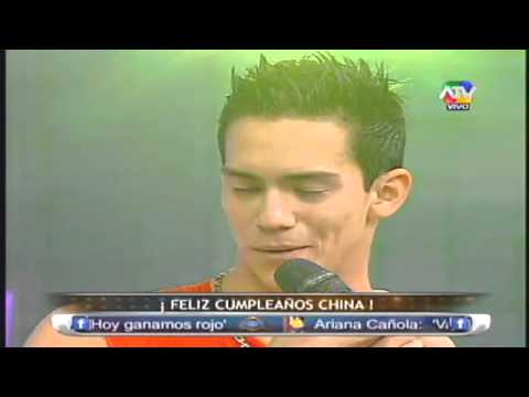 Anthony le da una sorpresa a la China por su cumpleaños 26/04/13