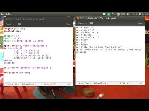 3d Plot Using Gnuplot Directly In Fortran Code