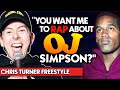 They made this White Rapper FREESTYLE about OJ | Chris Turner