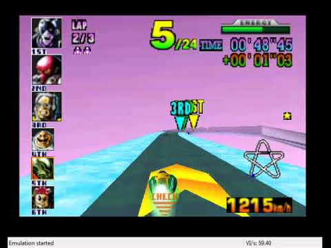 F-Zero X Expansion Kit Master Class 1st Place White Land 3