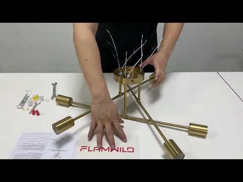 Modern Sputnik Chandelier