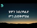 Hewan Gebrewold Mn Yetqmehal Lyrics
