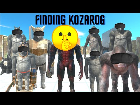 FINDING KOZAROG! PRIMATES TRIO - HIDE AND SEEK - ANIMAL REVOLT BATTLE SIMULATOR