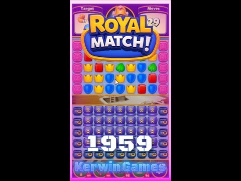 Royal Match Level 1959 - Super Hard Level - No Boosters Gameplay