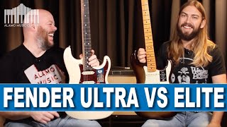 Video thumbnail for Fender American Ultra Stratocaster VS Fender American Elite Stratocaster: Is the Ultra better?! by Alamo Music Center