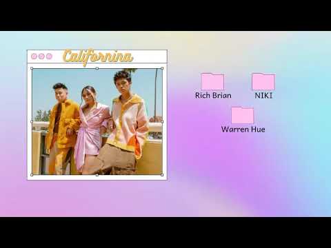 Vietsub | California - Rich Brian, NIKI & Warren Hue | Lyrics Video
