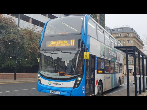 10653/SN16 OZS Stagecoach Northeast Adl Enviro 400 MMC On The 11