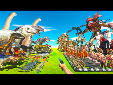 Big Dinosaur Battle | Carnivore Dinosaurs vs Infernals - Animal Revolt Battle Simulator
