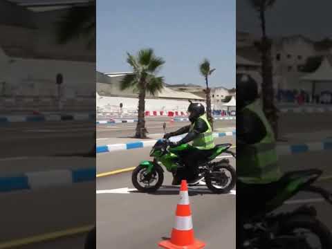 Motorcycle Driving test