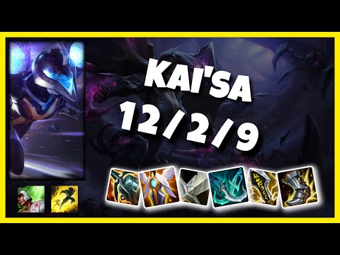Kai'Sa Bot Lane 11.5 Challenger Gameplay Replay S11 (12/2/9) - OCE