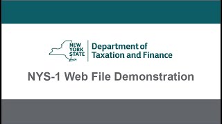 NYS-1 Web File Demonstration