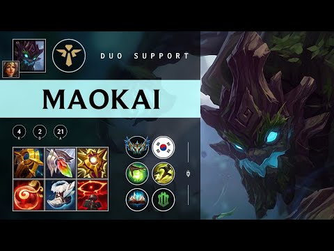 Maokai Support vs Poppy - KR Challenger Patch 25.24